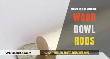 Best Places to Purchase Various Wood Dowel Rods Online & Locally