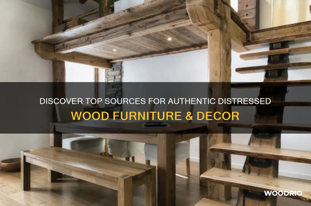 where to buy distressed wood