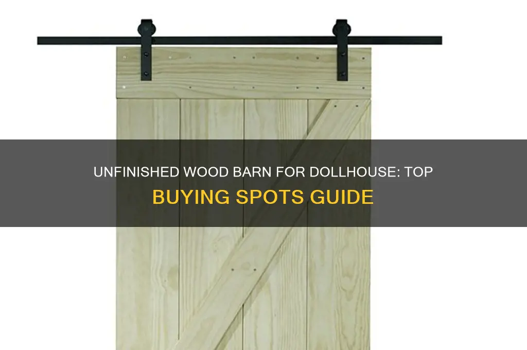 where to buy dollhouse miniature unfinished wood barn