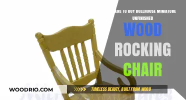Unfinished Wood Rocking Chair for Dollhouses: Top Buying Spots
