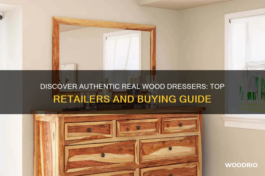 where to buy dressers with real wood