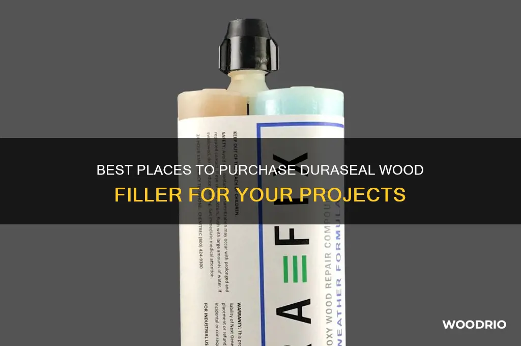 where to buy duraseal wood filler