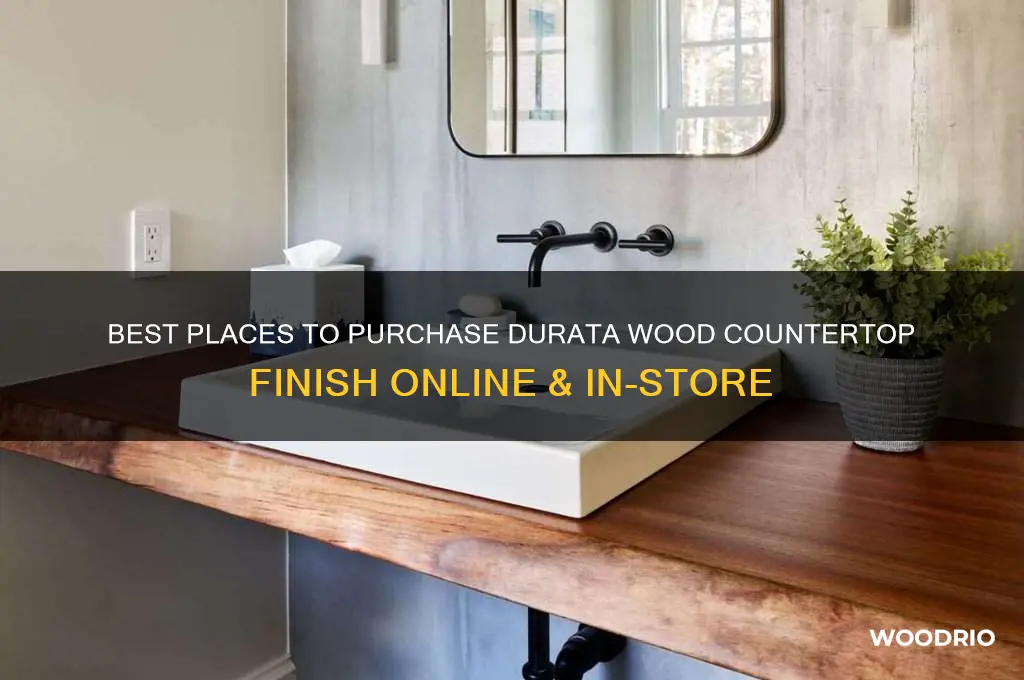 where to buy durata wood countertop finish