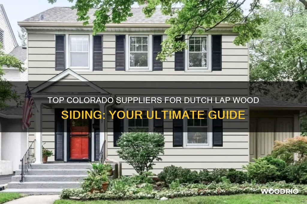 where to buy dutch lap wood siding colorado