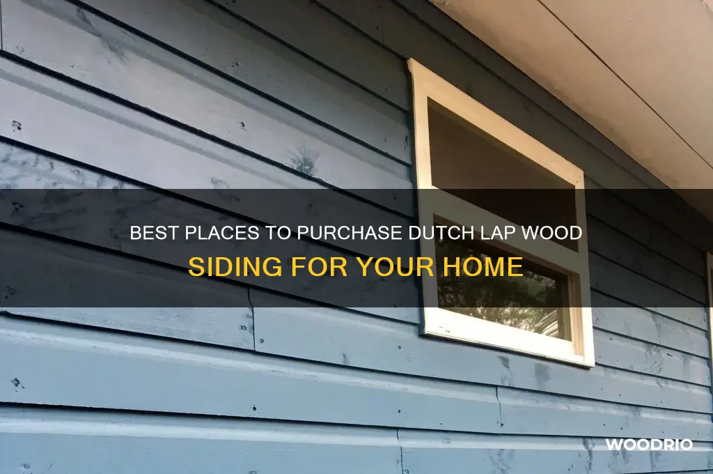 where to buy dutch lap wood siding