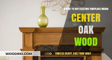 Best Places to Buy Oak Wood Electric Fireplace Media Centers