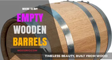 Where to Find and Buy Empty Wooden Barrels for Your Projects