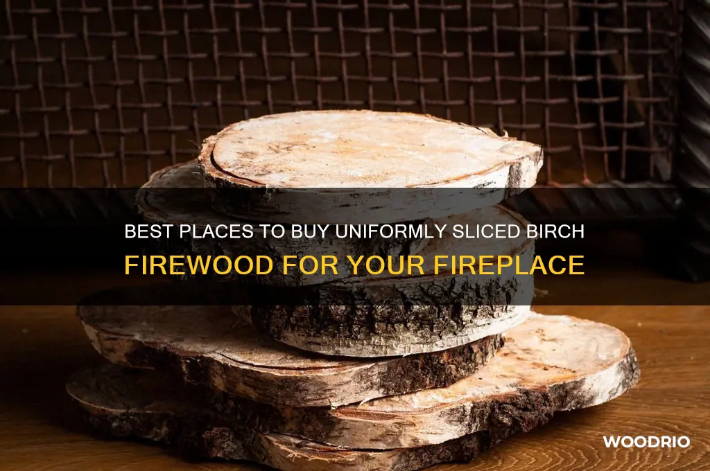 where to buy evenly cut birch wood for fireplace