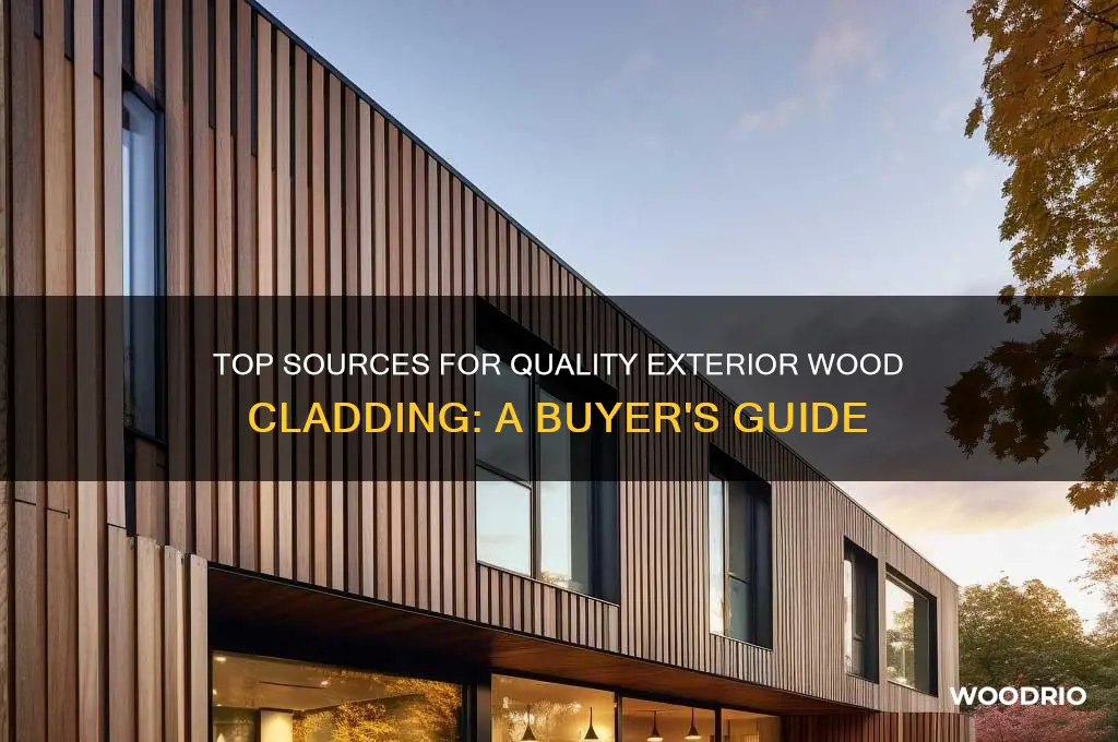 where to buy exterior wood cladding