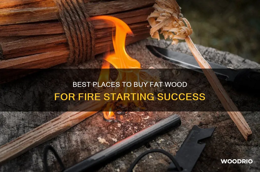 where to buy fat wood