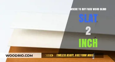 Best Places to Purchase 2-Inch Faux Wood Blind Slats Online