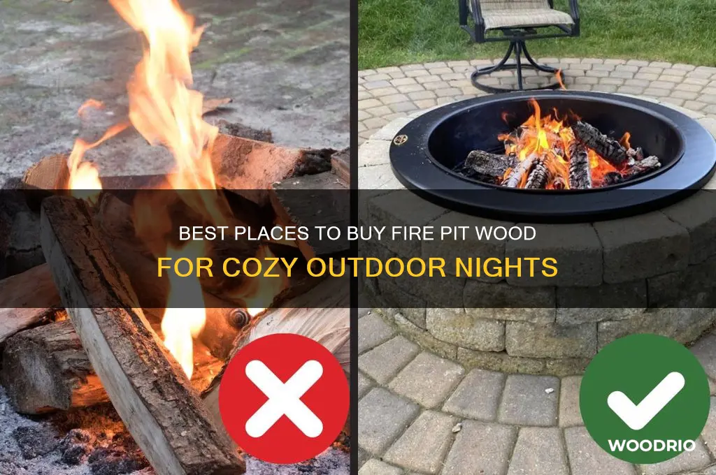 where to buy fire pit wood