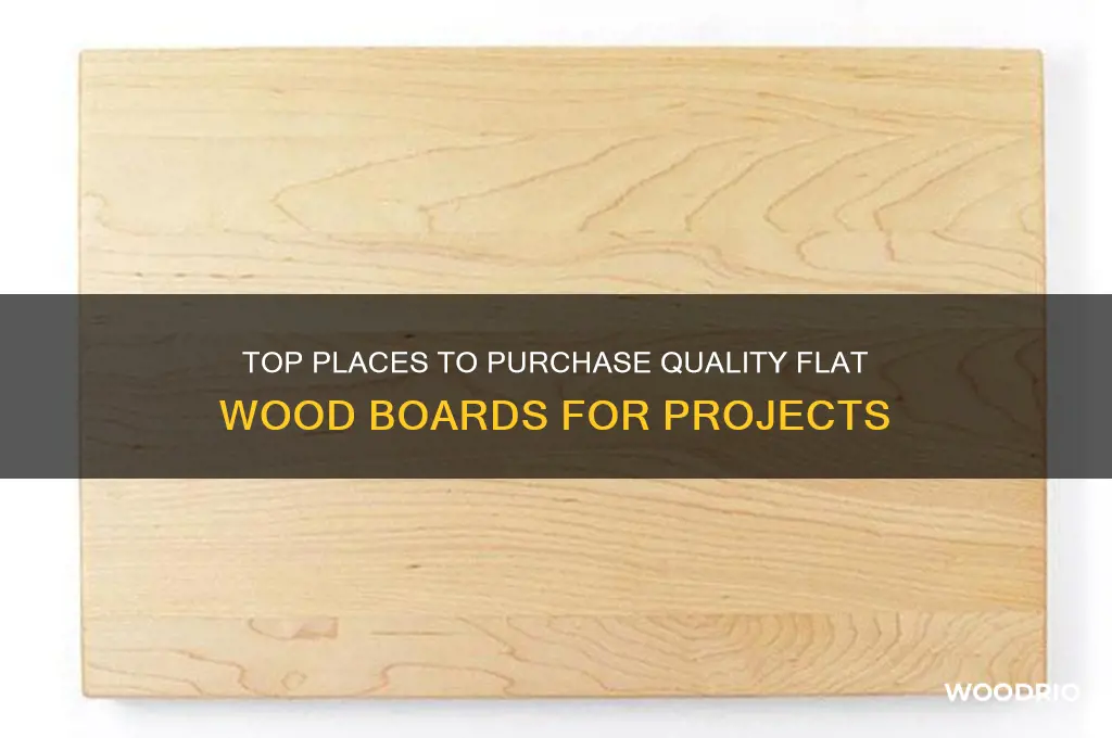 where to buy flat wood board
