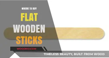 Best Places to Purchase Flat Wooden Sticks for Crafts and Projects