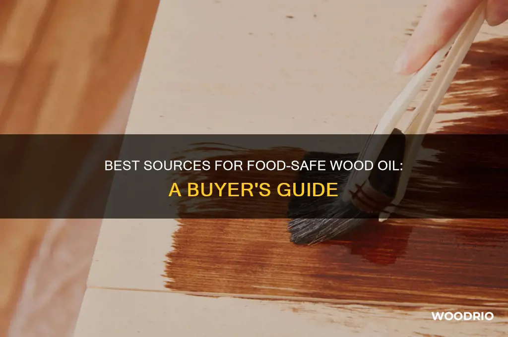 where to buy food safe wood oil