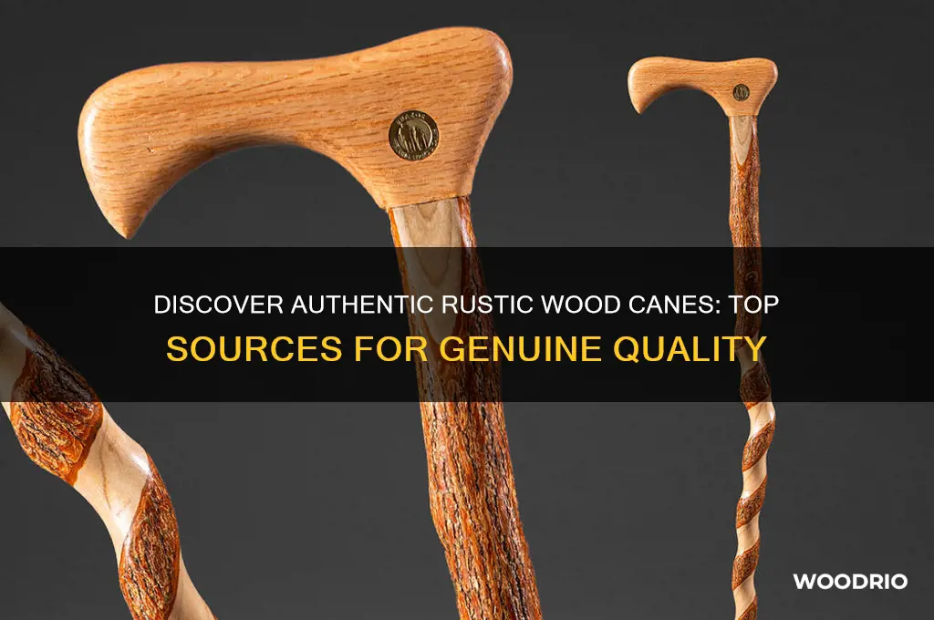 where to buy genuine rustic wood canes