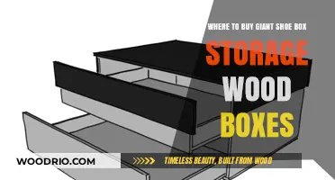 Best Places to Buy Giant Wooden Shoe Box Storage Solutions
