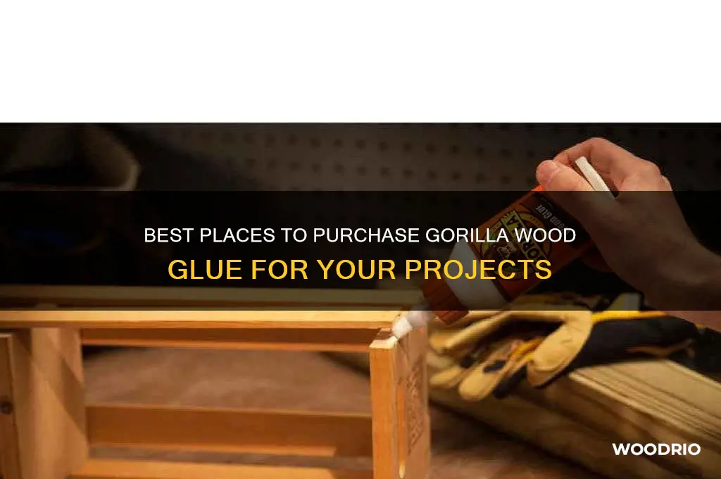 where to buy gorilla wood glue