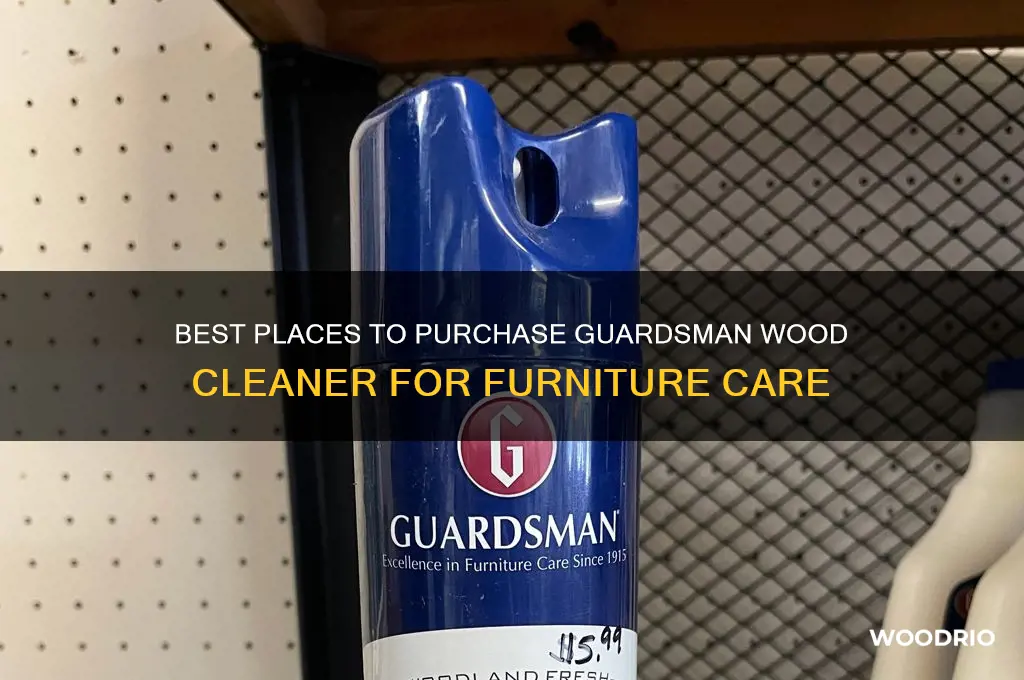 where to buy guardsman wood cleaner