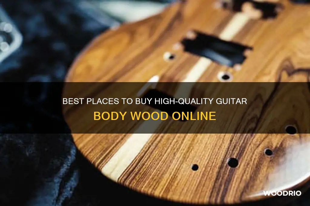 where to buy guitar body wood