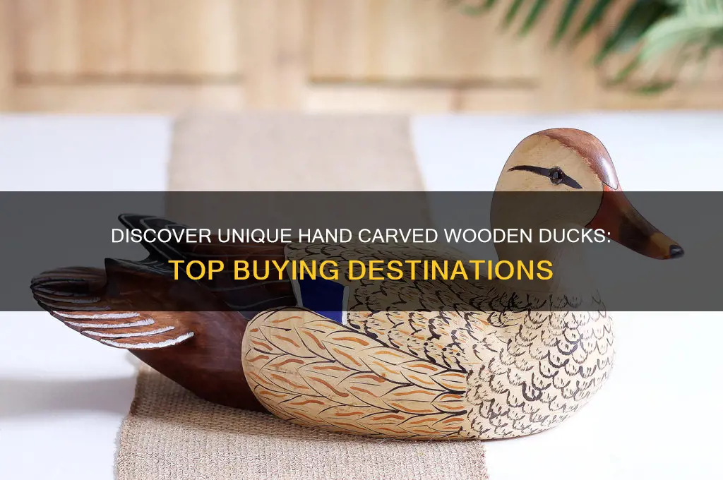 where to buy hand carved wooden ducks