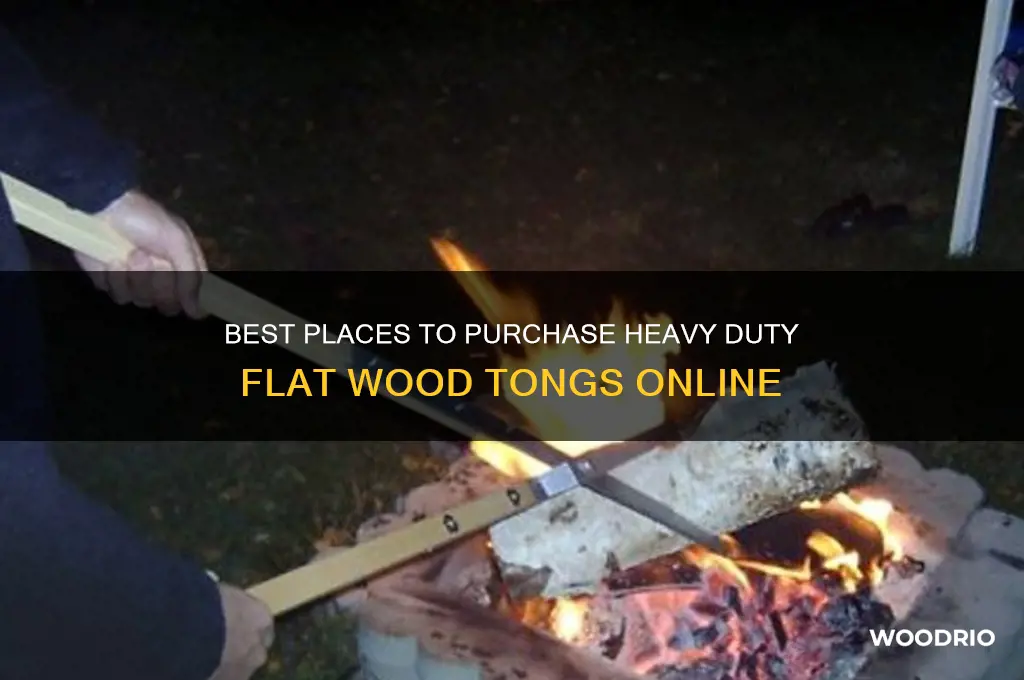 where to buy heavy duty flat wood tongs