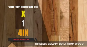 Best Places to Buy Hickory Wood 1/4in x 1/4in for Your Projects