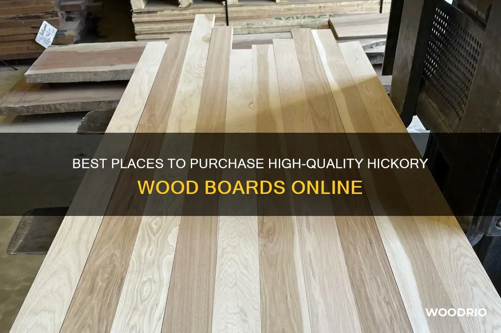 where to buy hickory wood boards