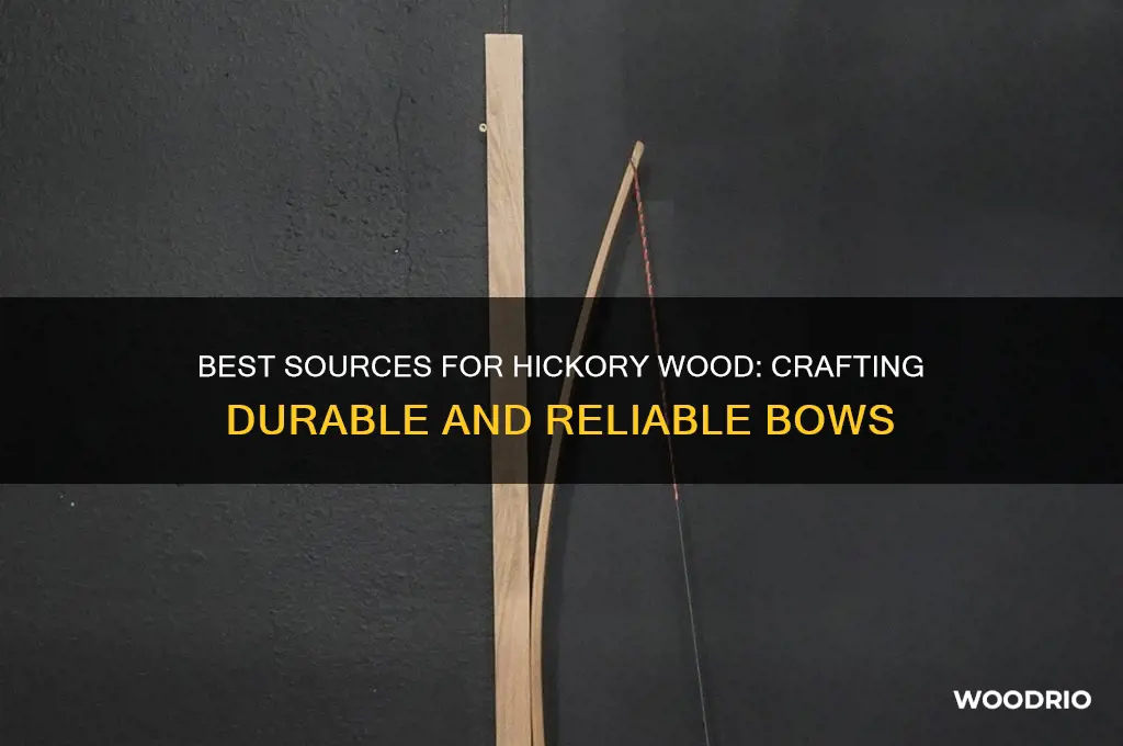 where to buy hickory wood for bows