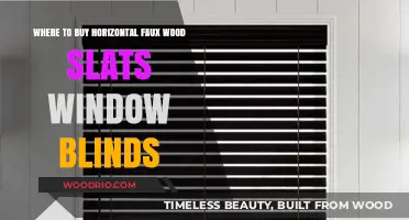 Best Places to Buy Horizontal Faux Wood Slats Window Blinds