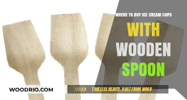 Best Places to Buy Ice Cream Cups with Wooden Spoons
