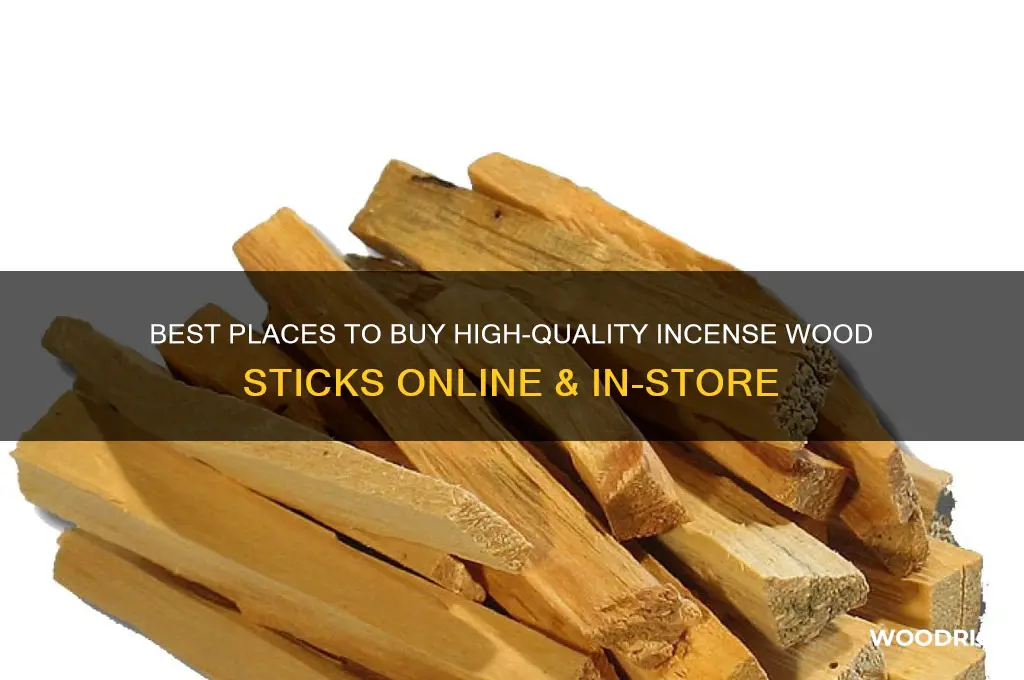 where to buy incense wood sticks