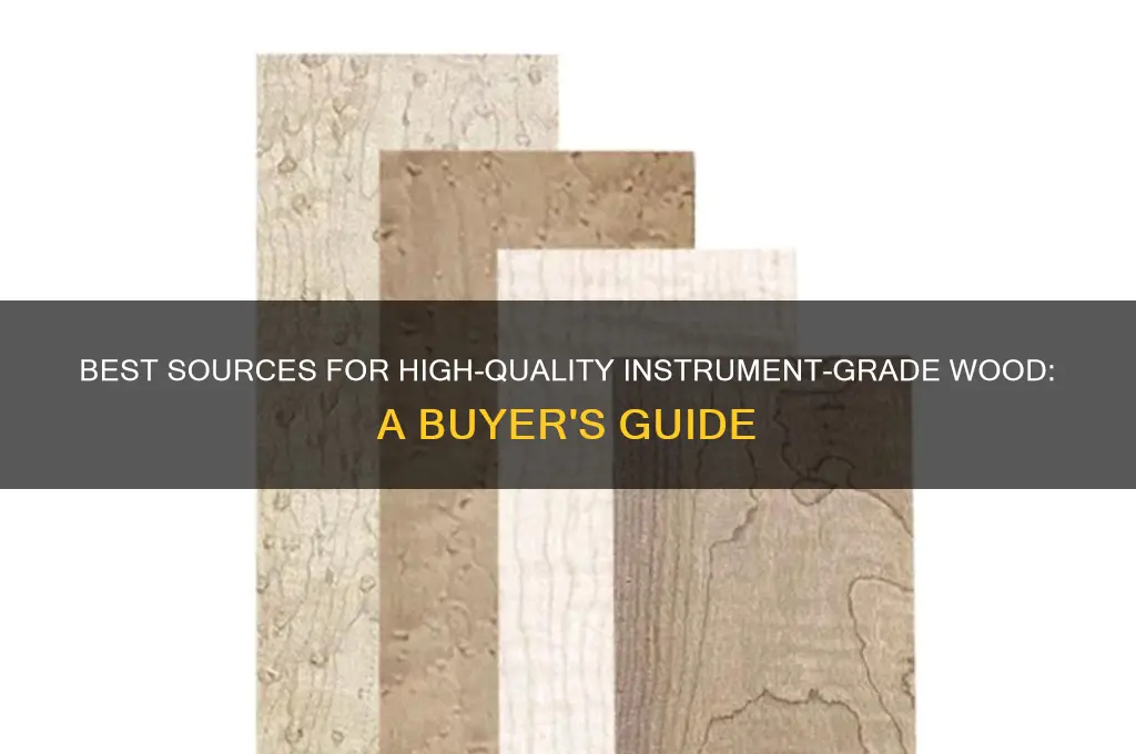 where to buy instrument grade wood