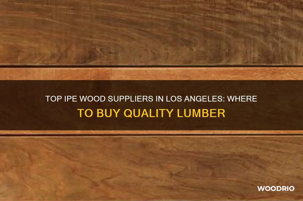 where to buy ipe wood in los angeles