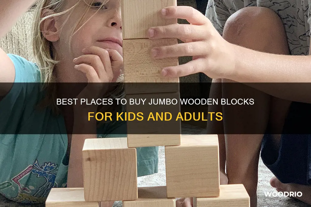 where to buy jumbo wooden blocks