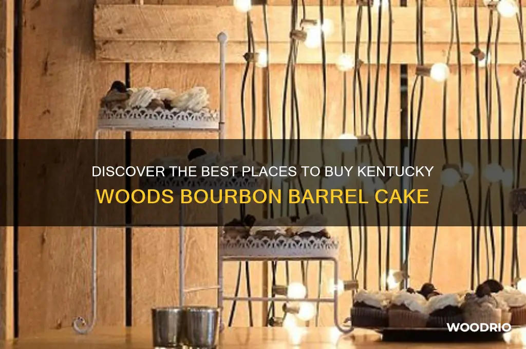 where to buy kentucky woods bourbon barrel cake