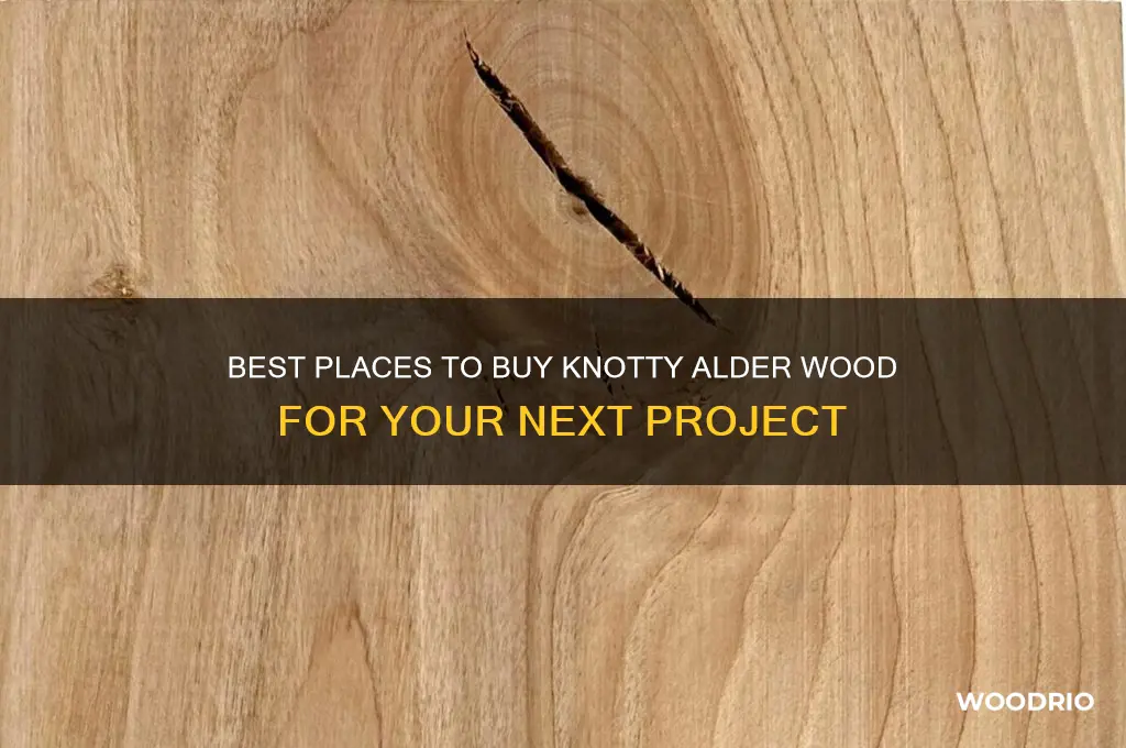 where to buy knotty alder wood