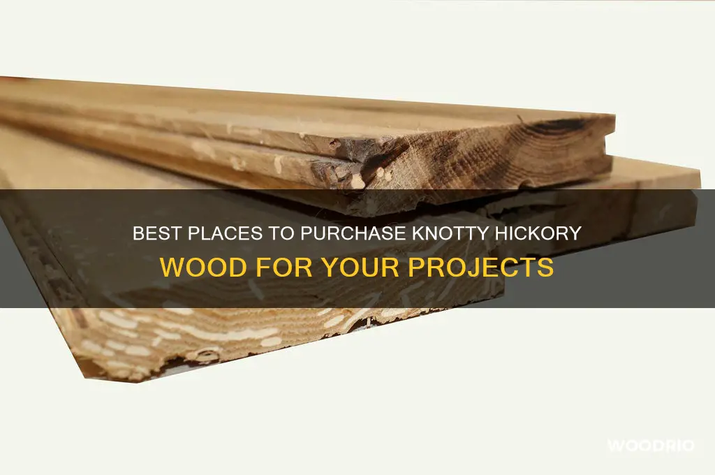 where to buy knotty hickory wood