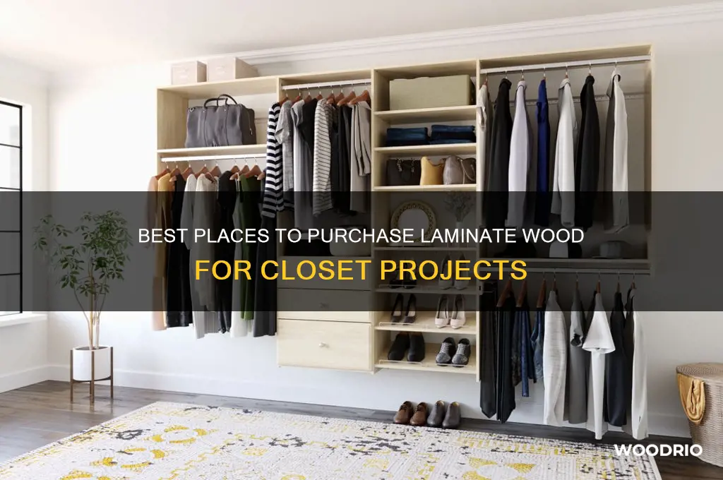where to buy laminate wood for closet