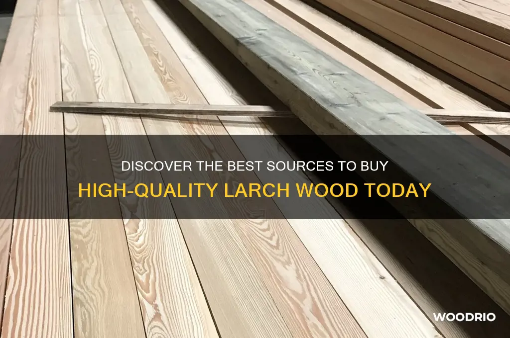 where to buy larch wood