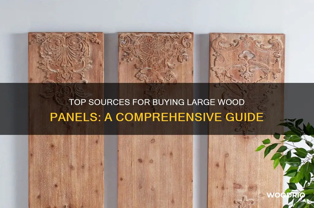 where to buy large panels of wood