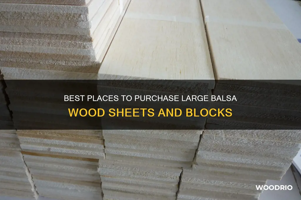 where to buy large pieces of balsa wood