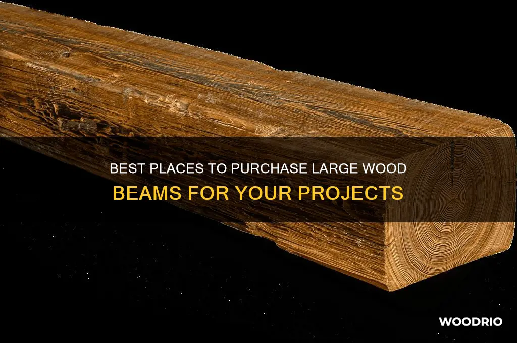 where to buy large wood beams