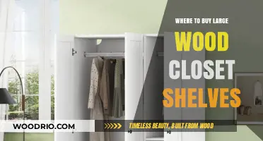 Top Places to Purchase Large Wood Closet Shelves for Storage