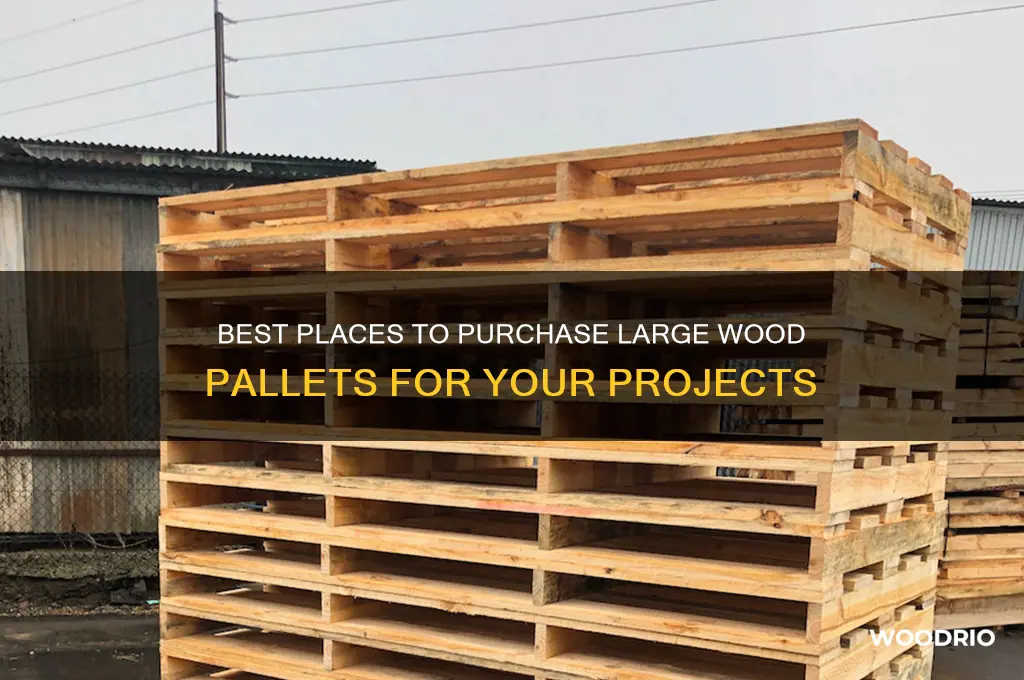 where to buy large wood pallets
