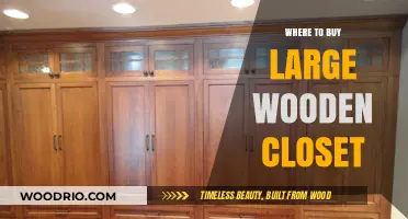 Top Places to Purchase Large Wooden Closets for Your Home
