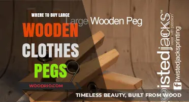 Best Places to Purchase Oversized Wooden Clothes Pegs Online & Locally