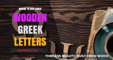 Best Places to Purchase Large Wooden Greek Letters Online & Locally