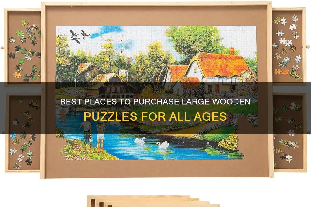 where to buy large wooden puzzles