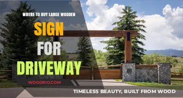 Best Places to Purchase Large Wooden Driveway Signs Online